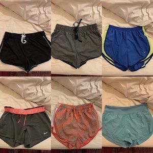 Bundle of 6 Athletic Shorts - Mediums and Larges